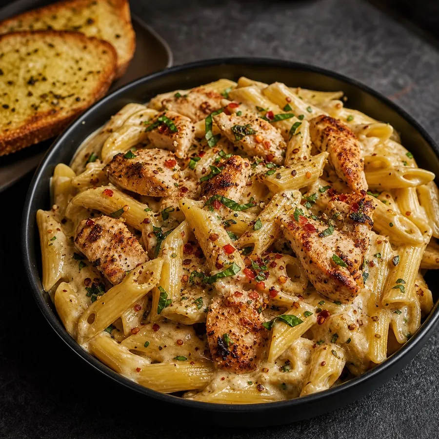 Creamy Pakistani chicken tikka pasta